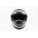 Шлем интеграл, закрытый BLD-М65 S (55-56см), БЕЛЫЙ глянец с красно-чёрным рисунком