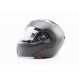 Шлем модуляр, закрытый с откидным подбородком+откидные очки BLD-158 М (57-58см), ЧЁРНЫЙ матовый