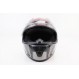 Шлем интеграл, закрытый (сертификация DOT)+откидные очки BLD-M67 М (57-58см), СЕРЫЙ глянец с серо-чёрным рисунком