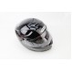Шлем закрытый с откидным подбородком+очки HF-119 S- ЧЕРНЫЙ глянец