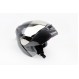 Шлем закрытый с откидным подбородком+очки HF-119 L- "КАРБОН" (330210)