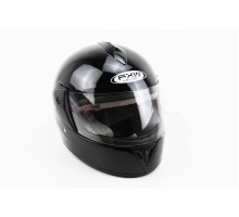 Шлем закрытый HF-150 S- ЧЕРНЫЙ глянец