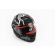 Шлем закрытый+очки FF322 LOTUS XL - ЧЕРНЫЙ матовый с рисунком серым (330726)