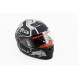 Шлем закрытый+очки FF322 LOTUS L - ЧЕРНЫЙ матовый с рисунком серым (330783)