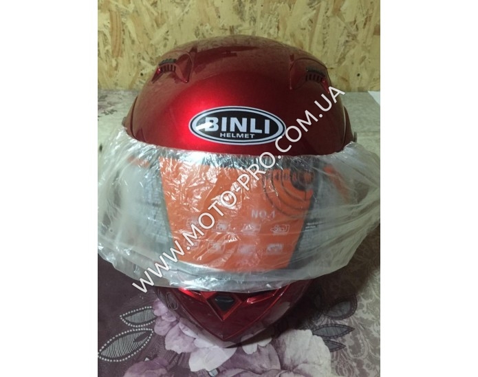 Шлем трансформер (mod:688) (size:XL, красный) BINLI