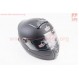 Шлем закрытый (сертификации DOT / ECE) + очки SCO-М61 М (57-58см), ЧЕРНЫЙ матовый
