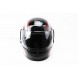 Шлем закрытый HF-101 М- ЧЕРНЫЙ с красно-серым рисунком Q233-R (330872)