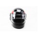 Шлем закрытый HF-101 L- ЧЕРНЫЙ с красно-серым рисунком Q23-R (330867)