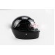 Шлем закрытый HK-221 - ЧЕРНЫЙ + воротник (царапины, дефекты покраски)