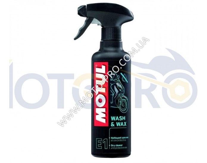 Засіб для миття та полірування мотоцикла 400мл (E1 Wash Wax) MOTUL (#102996)