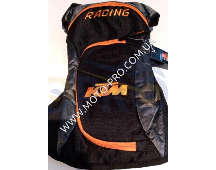 Рюкзак (чорно-оранжева, накладна кишеня) KTM