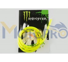 Паливний шланг Ø4mm, 1 метр (жовтий) MONSTER ENERGY (XJ...