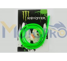 Паливний шланг Ø4mm, 1 метр (зелений) MONSTER ENERGY (X...