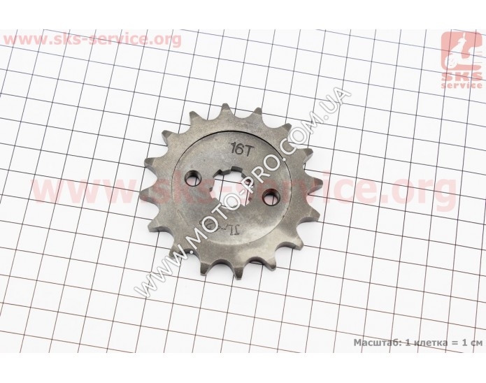 Зірка передня JH70-428H 16T