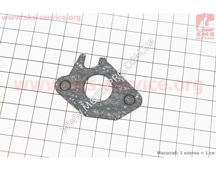 Прокладка патрубка карбюратора Honda DIO AF34/35 (пароніт) (347295)