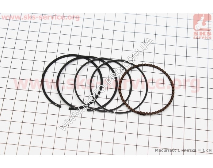 Кільця поршневі 110сс 52,4 мм +0,25