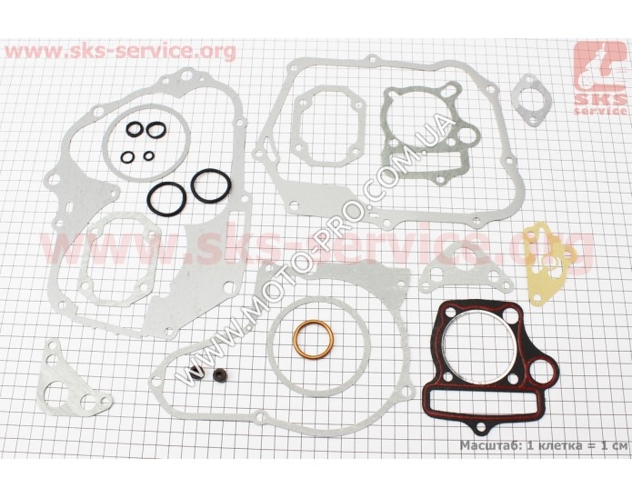 Прокладки двигателя к-кт 125cc 54мм (327070)